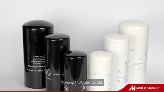 Compresseur d'air de haute qualité, filtre à huile 1625752500 1625752501