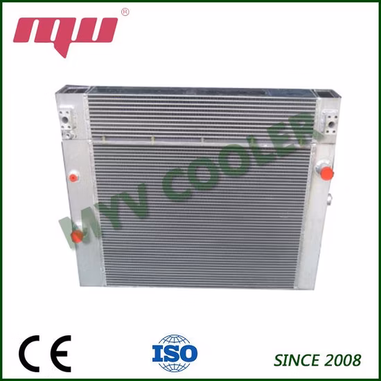 Refroidisseur d'huile de pièces de compresseur d'air d'échangeur de chaleur de refroidissement industriel